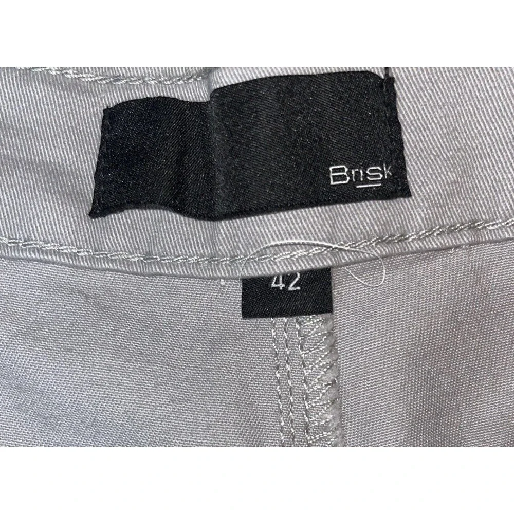 Brisk Chino Shorts Men Size 42 Gray